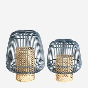 BEST SELLING SUSTAINABLE TRENDY <b>BAMBOO</b> CANDLE HOLDERS WITH NATURAL RATTAN <b>LANTERN</b> for HOME DECORATION & PARTY DECOR - Product Image 5