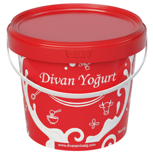 DYK4377 4.3L Disposable Luxury Yogurt <b>Tub</b> Tough Plastic Packaging - Product Image 2