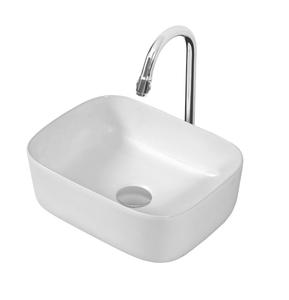 อ่างล้างมือในห้องน้ำที่หรูหรามีพื้นผิวเรียบและมีพื้นที่กว้างขวางสำหรับความสะดวกในชีวิตประจำวัน - Product Image 1