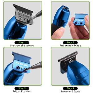 Lames de rechange en acier inoxydable à écartement zéro pour toutes les tondeuses, compatibles avec les tondeuses bleues. - Product Image 2