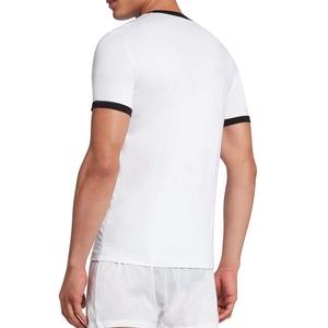 Camisetas de manga corta con cuello redondo para hombre hechas en fábrica de secado rápido transpirable Color sólido Casual Premium 100% algodón ajuste Extragrande - Product Image 6