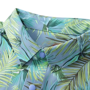 Hombres estampados para camisa Tela de punto Diseño de bolsillo Antiarrugas Manga corta Ropa de oficina informal Uniformes DE TRABAJO - Product Image 5