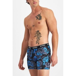 <b>Men's</b> Anti-Chafing Anti-Bacterial Breathable Boxer Briefs Classic Rise Viscose/<b>Bamboo</b> Knitted <b>Underwear</b> Long Style Comfortable - Product Image 4