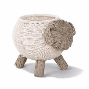Cesta de almacenamiento de ratán con muchos diseños, cestas al por mayor, accesorio de decoración para habitación de bebé niña - Product Image 4