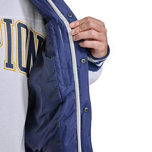 2025แจ็คเก็ตกันหนาวแบบลำลองสำหรับผู้ชาย, แจ็คเก็ตกันหนาวกันน้ำมีสไตล์เสื้อโค้ททีมตัวแทนพร้อมโลโก้ด้านหน้าอบอุ่นสำหรับใช้งานกลางแจ้ง - Product Image 4