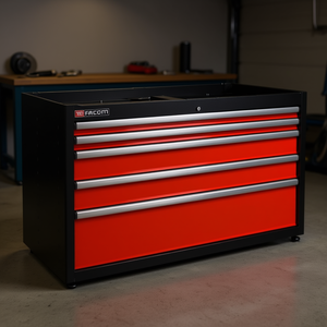 Gabinete de Herramientas Facom Rojo de Doble Base con 5 Cajones - Product Image 3