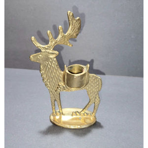 Bougeoir de renne en métal doré Bougeoir en métal de première qualité Bougeoir décoratif pour Offre Spéciale - Product Image 4