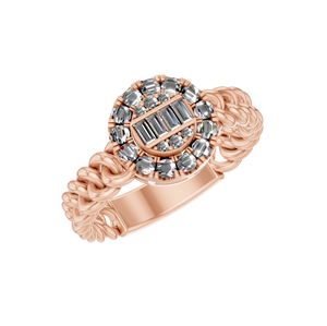 Anillo de Compromiso Clásico con Diamante Natural Personalizado 2025, Oro Real de 18K, Joyería Fina para Boda, Corte Baguette, Engaste de Puntas, Tendencia - Product Image 5