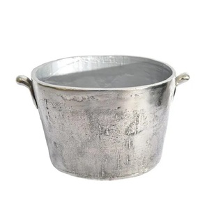 Caliente llegada hecho a mano último enfriador de vino logotipo personalizado impresión fundido aluminio cubo de hielo personalizable enfriador de champán - Product Image 4