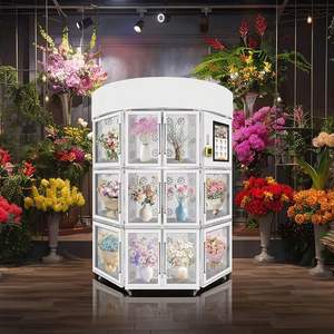 Tout nouveau distributeur automatique de fleurs fraîches d'origine avec cadre durable, système de surveillance à distance - Product Image 2