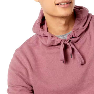 Sweat à capuche personnalisé pour homme, 100% coton, manches longues, sans doublure, broderie, style streetwear, coupe confortable, imprimé hiver - Product Image 4