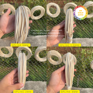 Precio de fábrica Núcleo de ratán Hebras naturales ecológicas para la producción de muebles de mimbre Cestas y esteras de almacenamiento de Vietnam - Product Image 3