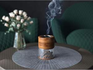 Quemador de incienso Bakhoor de madera de primera calidad 2025 para Ramadán árabe Oud Madkhan para fragancia y decoración del hogar al precio más bajo - Product Image 6