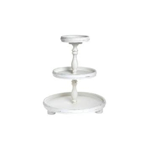 3-Tier Round Wooden <b>Cake</b> Stand <b>Wedding</b> Cupcake Display Serving Tray for Dessert Fruit Platter Cheese Plate Holder - Product Image 3