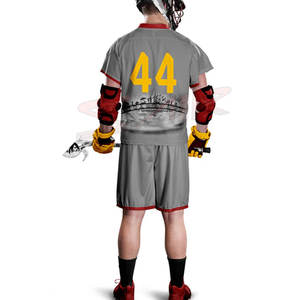 Ensemble d'uniformes de lacrosse pour adultes, teinture unie, 100% polyester, respirant, réversible, anti-froissement, durable, personnalisé, confortable, 2024 - Product Image 2