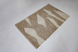 Trendy Modern 100% Alfombra de lana natural Rectángulo grande Diseño simple para el hogar o el hotel Lavable a precio de mercado - Product Image 3