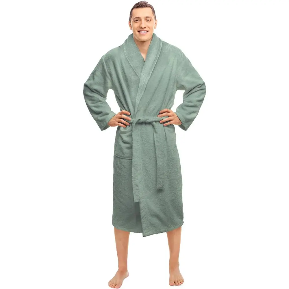 Luxushotel Verwenden Sie Bade mäntel aus ägyptischer Baumwolle. Terry Cloth Roben in Spa-Qualität für Frauen und Männer Wasser absorbierende Strand roben