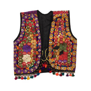 Chaleco hecho a mano para hombres, abrigo de cintura con diseño de estilo afro, tradicional, hecho a mano - Product Image 1