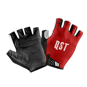 ถุงมือปั่นจักรยานโพลีเอสเตอร์พรีเมี่ยม, ถุงมือแข่งรถกันลื่นระบายอากาศได้ดีถุงมือเจลสำหรับเสริมแรงกระแทกการปั่นจักรยานบนถนน - Product Image 6