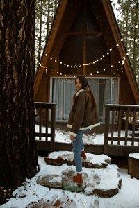 Women Genuine Leather <b>Jacket</b> 100% Sheep Thin Vintage Sherpa Leather Coat <b>Lining</b> Unisex Premium Quality Low MOQ Short Length - Product Image 6