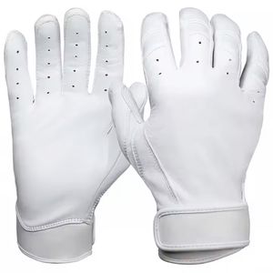 Gants de frappe de baseball Performance Cabretta Palm Logo OEM Jeune adulte Qualité compétitive Protection du pouce renforcée et durable - Product Image 3