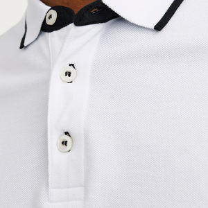 Polo personnalisé en piqué pour hommes, t-shirt à manches courtes avec logo brodé, polo pour femmes, polos originaux respirants et décontractés pour le printemps - Product Image 4