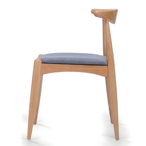 Elegant <b>Mid</b> <b>Century</b> <b>Modern</b> <b>Dining</b> <b>Chair</b> Wood Polyester Upholstered Commercial Grade Stable Home Furniture Villa Apartment Hotel - Product Image 2