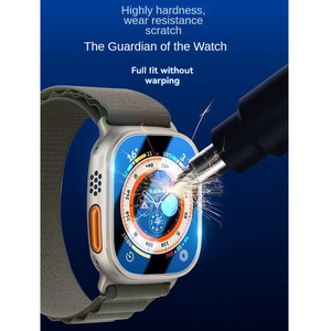 Einfache Installation von Schutz folien aus gehärtetem Glas für Ultra 1/2 49mm der Apple Watch-Serie mit HD-Displays chutz folien mit Ausrichtung werkzeug - Product Image 2