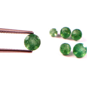 Venta al por Mayor de Cuarzo Verde Fresa Natural AAA++ de 8x8mm, Dureza 7.0, Corte Redondo Facetado, Gema Suelta para Joyería - Product Image 2