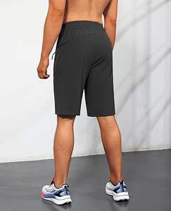 Pantalones Cortos Casuales para Hombre con Cintura Elástica, Transpirables, Antiarrugas, con Encaje, Color Personalizado, Spandex/Algodón - Product Image 3