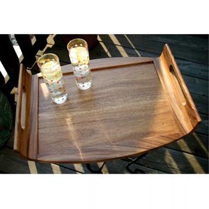 Bandeja DE SERVICIO DE MADERA hecha a mano de alta calidad, venta al por mayor, precio barato, función de variedad, artículos de cocina directos de la fábrica de Vietnam - Product Image 3