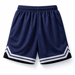 กางเกงกีฬาขาสั้นผู้ชายสำหรับเล่นบาสเก็ตบอลฤดูร้อน แบบสตรีทแวร์ ผ้าโพลีเอสเตอร์ถัก  ไซส์พลัส  รับสั่งทำพร้อมปักโลโก้ - Product Image 2