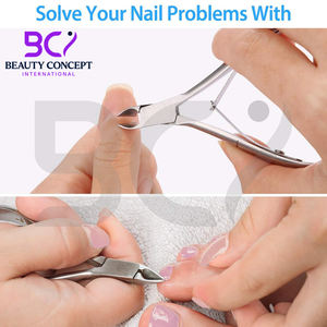 Cortacutículas de Acero Inoxidable con Mango Antideslizante, Abertura de Mandíbula Ancha, Cuchilla Afilada para Eliminar Cutículas Muertas, Herramienta Profesional Duradera para Uñas - Product Image 3