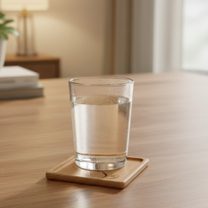 Juego de Posavasos de Madera Ecológicos |   Accesorios de Decoración de Mesa Modernos y Duraderos |   Artículos Esenciales para Café y Cocina - Product Image 2