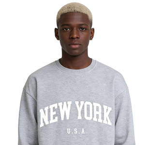 Sweat-shirt en molleton à col rond unisexe pour homme, vêtements d'automne personnalisés, molleton de coton de qualité supérieure, coupe-vent, confortable, durable - Product Image 2