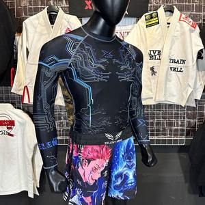 Prix d'usine Offre Spéciale produit MMA sur mesure Rash Guard en ligne vente dernière conception Rash Guard pour hommes - Product Image 2