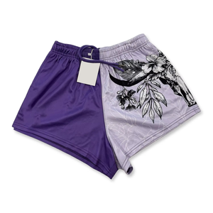 Pantalones Cortos Deportivos Transpirables de Rugby Estilo Cuba, con Impresión Digital, Logotipo OEM, 100% Algodón, 180g, Cintura Elástica Media, para Hombre y Mujer - Product Image 1
