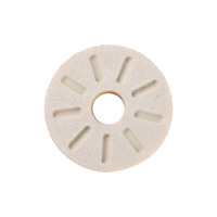 Ensemble de meules à lait de soja de 150 mm WA36P, disque abrasif en céramique de qualité alimentaire à 3 trous, 150x23x32 mm pour machine à tofu