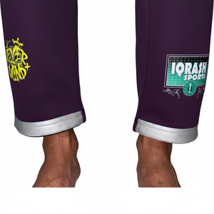 กางเกงวอร์มขาตรงสำหรับผู้ชายกางเกงวอร์มขายาวผ้าโพลีเอสเตอร์ระบายอากาศทรงตรงไซส์พิเศษ - Product Image 6