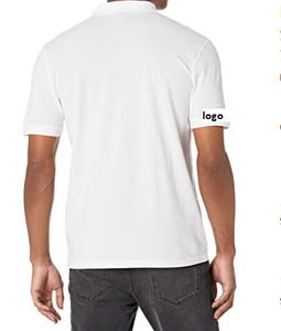 Camiseta de manga corta para hombre, Polo con Logo grande, 100% algodón, importado, con cierre a máquina - Product Image 6