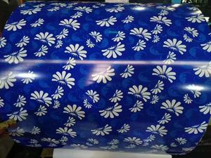 แผ่นเหล็กชุบสังกะสีทาสีลายดอกไม้ ppgi สำหรับตกแต่งลวดลายดอกไม้ - Product Image 2