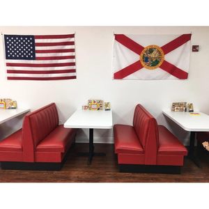 TOPFLAGS 5x8 Outdoor Florida for State <b>Flag</b> Embroidered Heavy Duty Cotton Silk Sewn Stripes with 3 Brass the Sunshine for State - Product Image 2