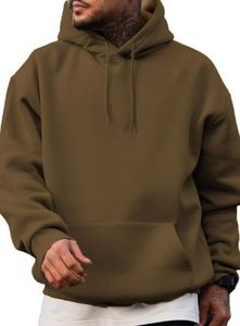 Sudadera con capucha pesada de primavera y otoño, Sudadera con capucha mezclada de algodón puro para deportes de ocio de Color sólido, Sudadera con capucha para hombres y mujeres - Product Image 5