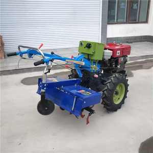 Compact <b>Walking</b> Farm Tractor 2WD Gear Drive Diesel Engine Agricultural Traction <b>Machine</b> <b>for</b> Field Work - Product Image 2
