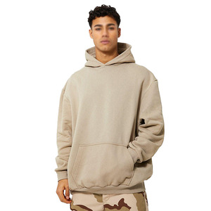 เสื้อฮู้ดผ้าฝ้าย100% โอเวอร์ไซส์สำหรับผู้ชายกันน้ำกันหดออกแบบได้ตามต้องการพิมพ์โลโก้ถักทอทึบ - Product Image 3