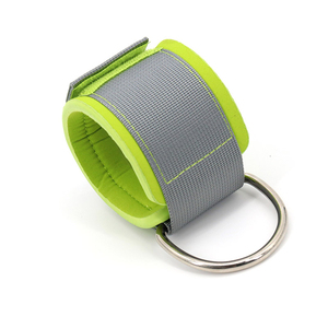 Bracelets de poignet rembourrés en néoprène OEM avec anneau en D, équipement de musculation haute résistance pour les exercices de fitness - Product Image 3