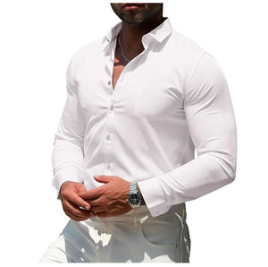 Camisas formales con botones de etiqueta privada, camisas de negocios de etiqueta privada para hombres, camisas de oficina de diseño personalizables para hombres - Product Image 1