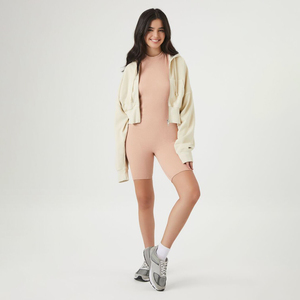 Crop Top Hoodies Femmes Personnalisé Polaire À Capuche Plaine Blanc Lâche Rétro Plaine Femmes À Capuche - Product Image 5