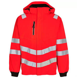 Direct Factory Waterproof <b>Softshell</b> <b>Hi</b> <b>Vis</b> Workwear Reflective Safety Security Construction <b>Jackets</b> - Product Image 1