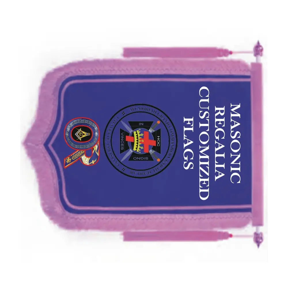 Masonic Regalia Royal Arch Master Mason freemason Blue Lodge Grand Rank Regalia lodge flag wall & hanging flag pennant flags